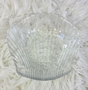 Arcoroc Seabreeze Coquillage Clear Seashell Glass Bowl